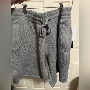 Mono B Textured Gray Joggers